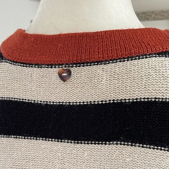 Sportsworks Studio striped Fall cardigan sweater size medium - Picture 5 of 9